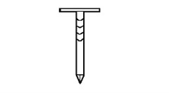 CAPACCO Hřebíky pozink FeZn, pozink 2,8/36mm - balení 5kg - prodej po uceleném BAL